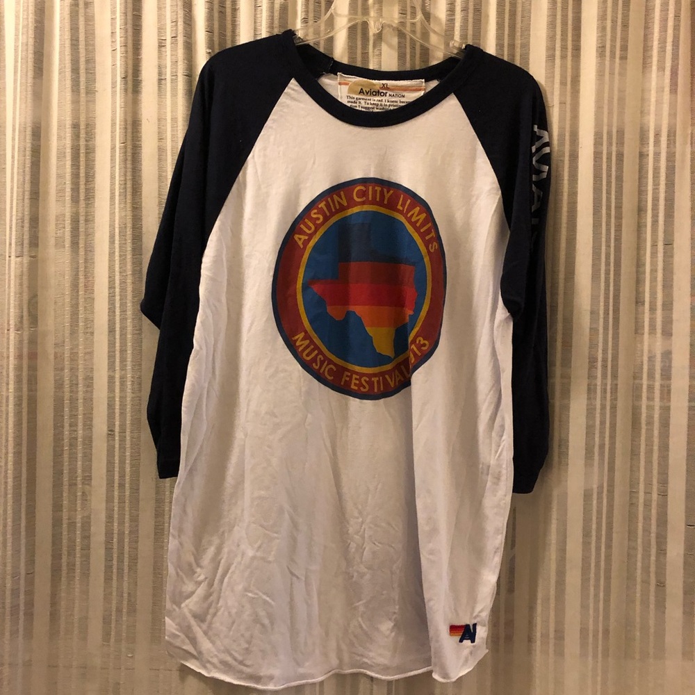 Super soft Aviator Nation baseball tee